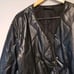 Miss Love quilted liner blanket jacket L Snap Front academia grunge goth fall