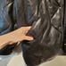 Miss Love quilted liner blanket jacket L Snap Front academia grunge goth fall