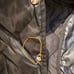 Miss Love quilted liner blanket jacket L Snap Front academia grunge goth fall