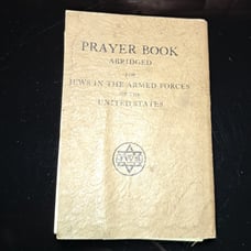 Jewish Prayer Book Original WW2 World War Two WWII Jew Jewish Prayer Book 1941