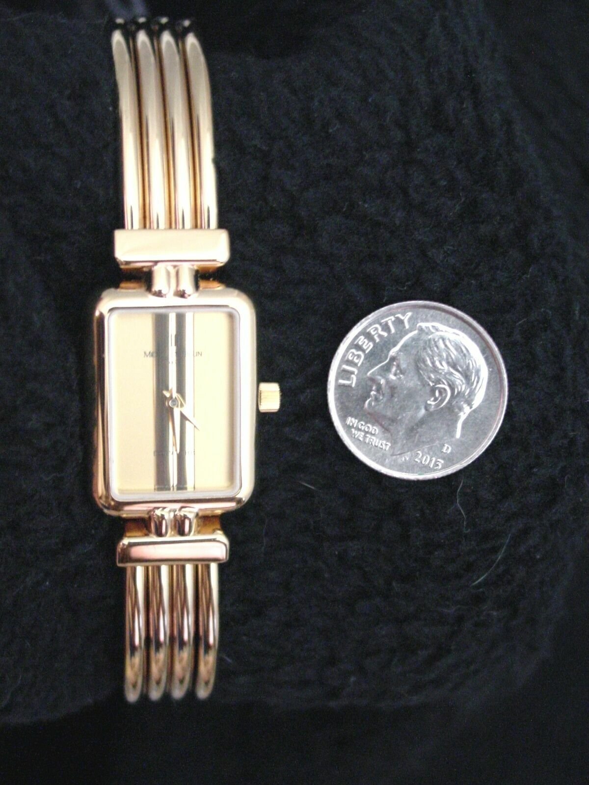 Wristwatch, Lady's, French Michel Herbelin Gold Bangle Watch