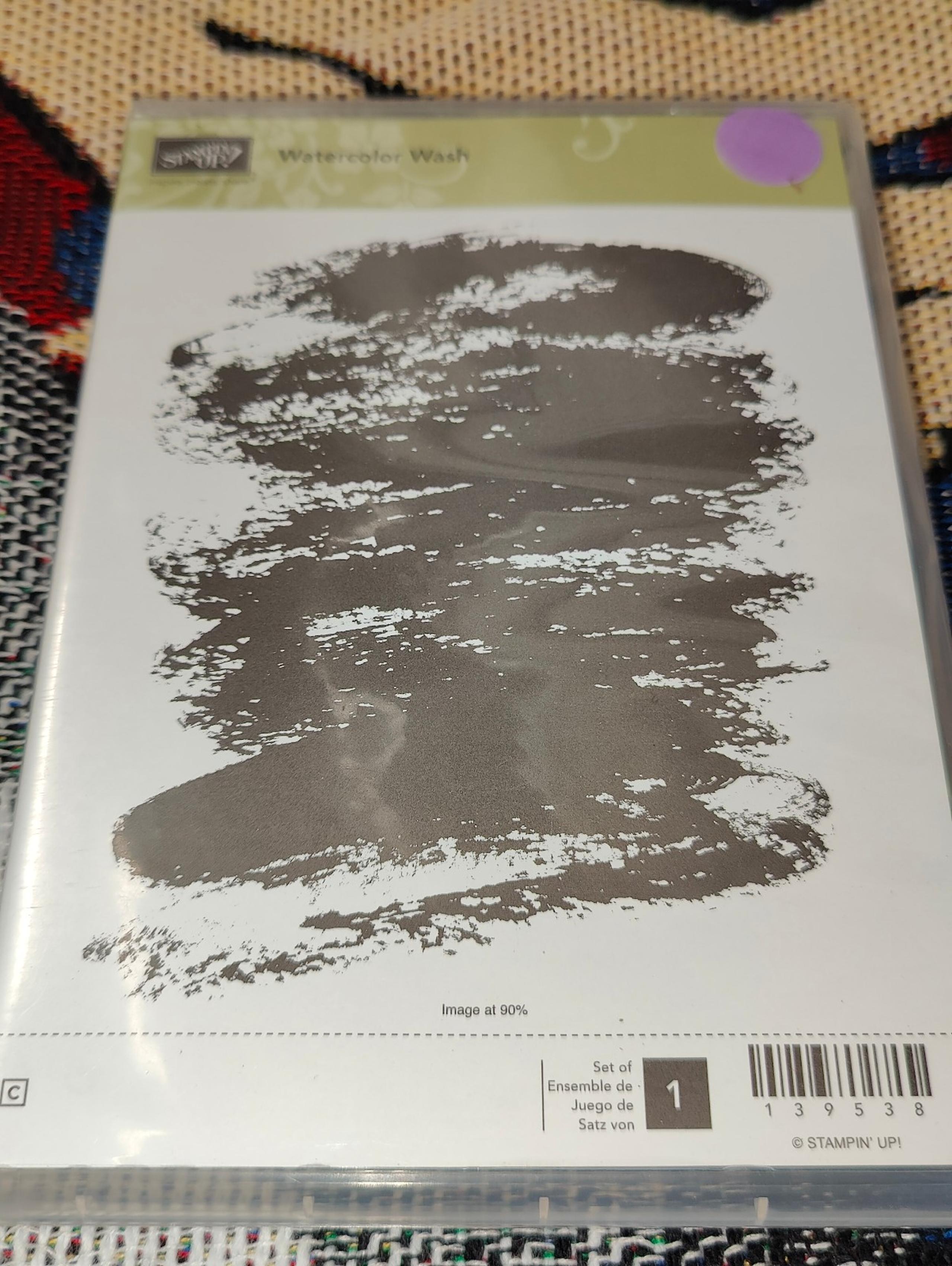 Stampin Up watercolor wash set