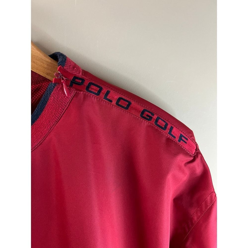 Vintage Polo Golf Red Windbreaker Jacket - Mens XL