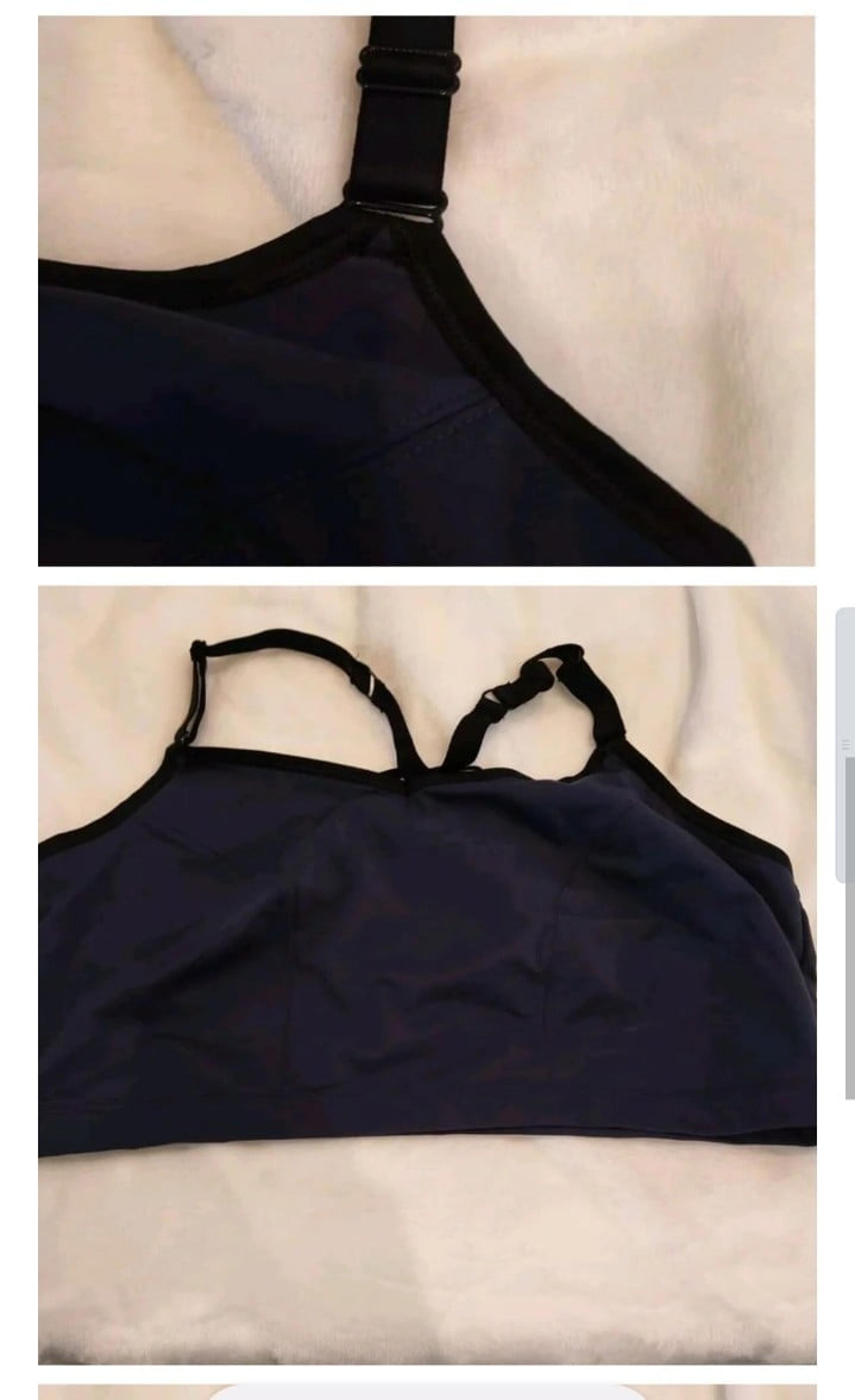 New Lane Bryant Livi Active Plus Sz 18/20 Sports Bra Blue Strappy Racer Back