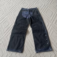 UA Acne Studios Assless Chaps Men’s Baggy Graphic Denim