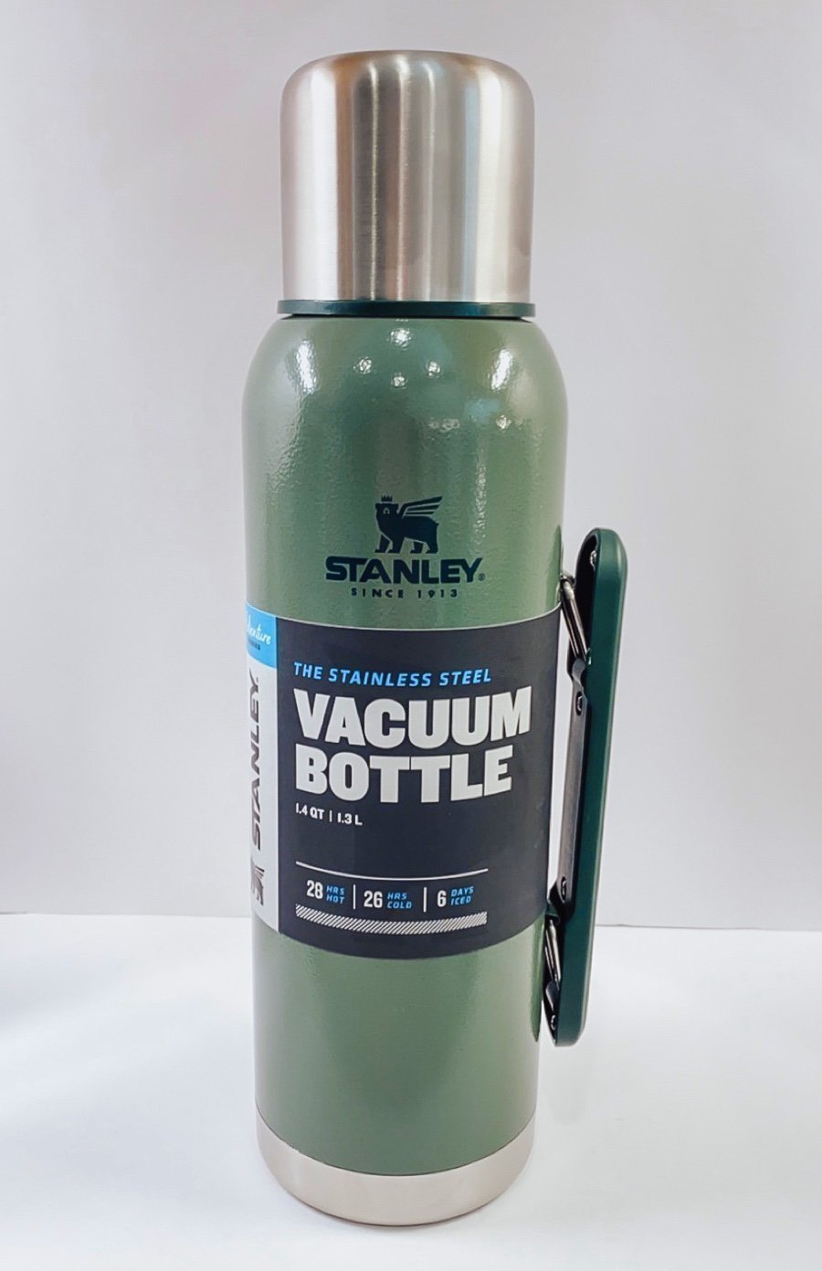 Stanley Hammertone Green Classic Vacuum Bottle Cup NWT
