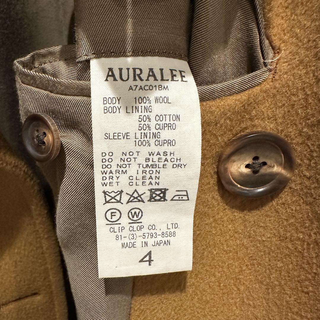 AURALEE Beaver Melton P-Coat