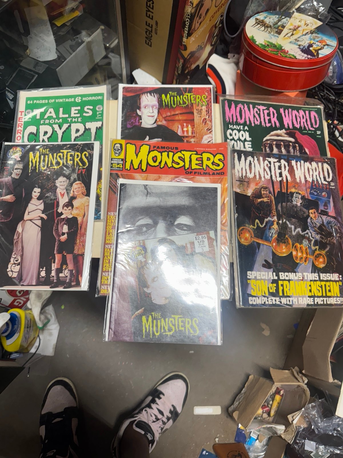 Vintage monster comic books very rare sets