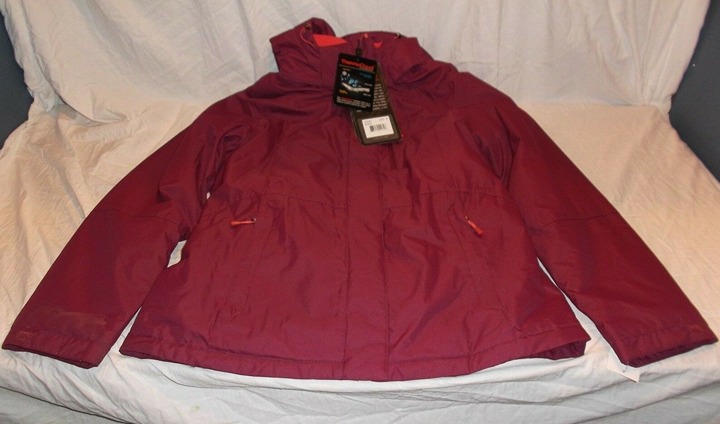 szSM NWT WOMENS ZERO XPOSUR BERRY INSULATED COLD WEATHER JACKET THICK RB 11097