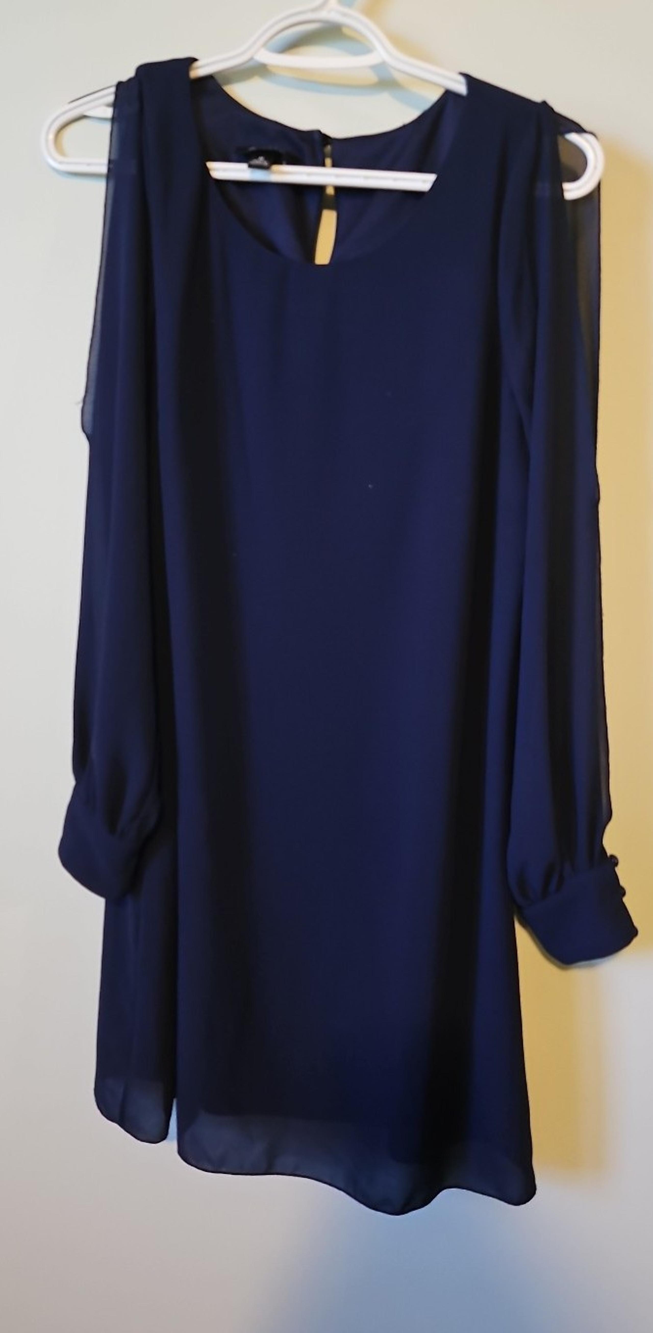 Women's size Medium navy blue dress