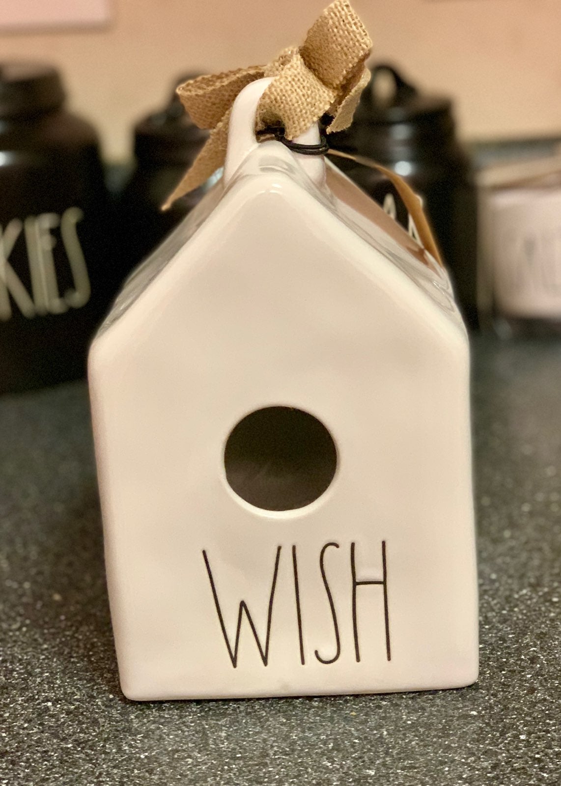 Rae Dunn New Wish Birdhouse