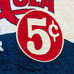 Vintage Pepsi-Cola Drink Pepsi 5¢ Tapestry Throw Blanket
