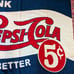 Vintage Pepsi-Cola Drink Pepsi 5¢ Tapestry Throw Blanket