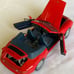 Maisto Porsche 911 Carrera Cabriolet 1994 Red Metal Model