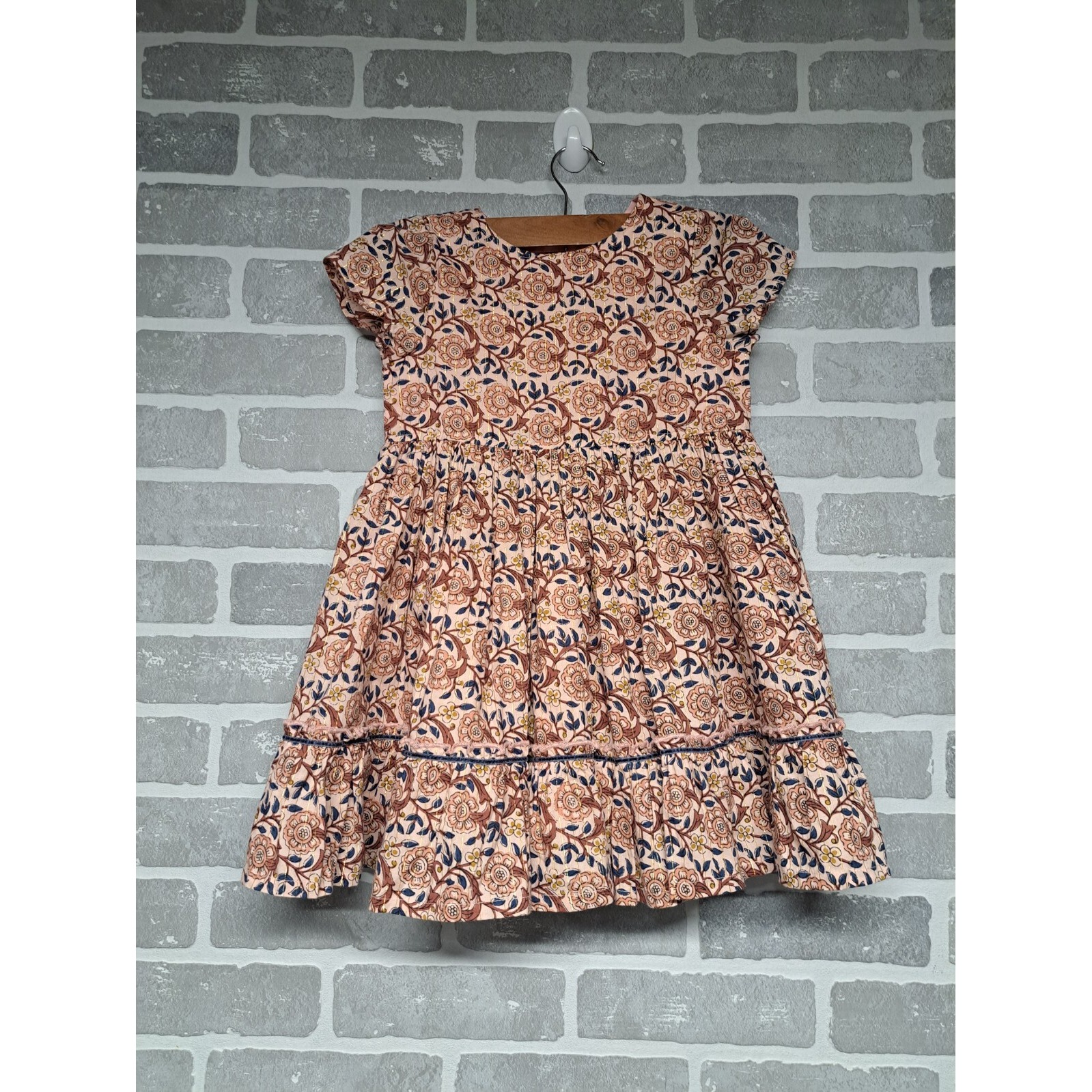 Pink Chicken New York Girls Floral Fit & Flare Dress Size 5y NWT