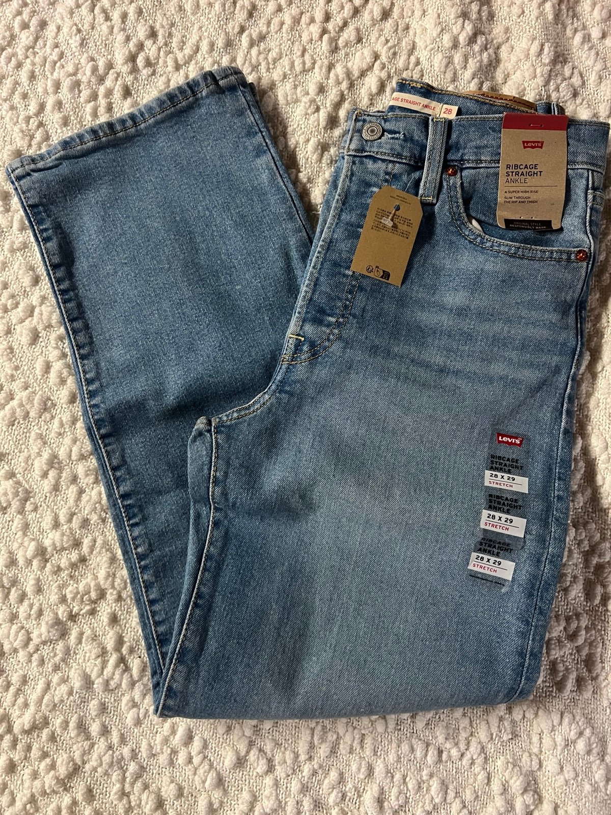 Levi’s Ribcage Straight Ankle 28 x 29
