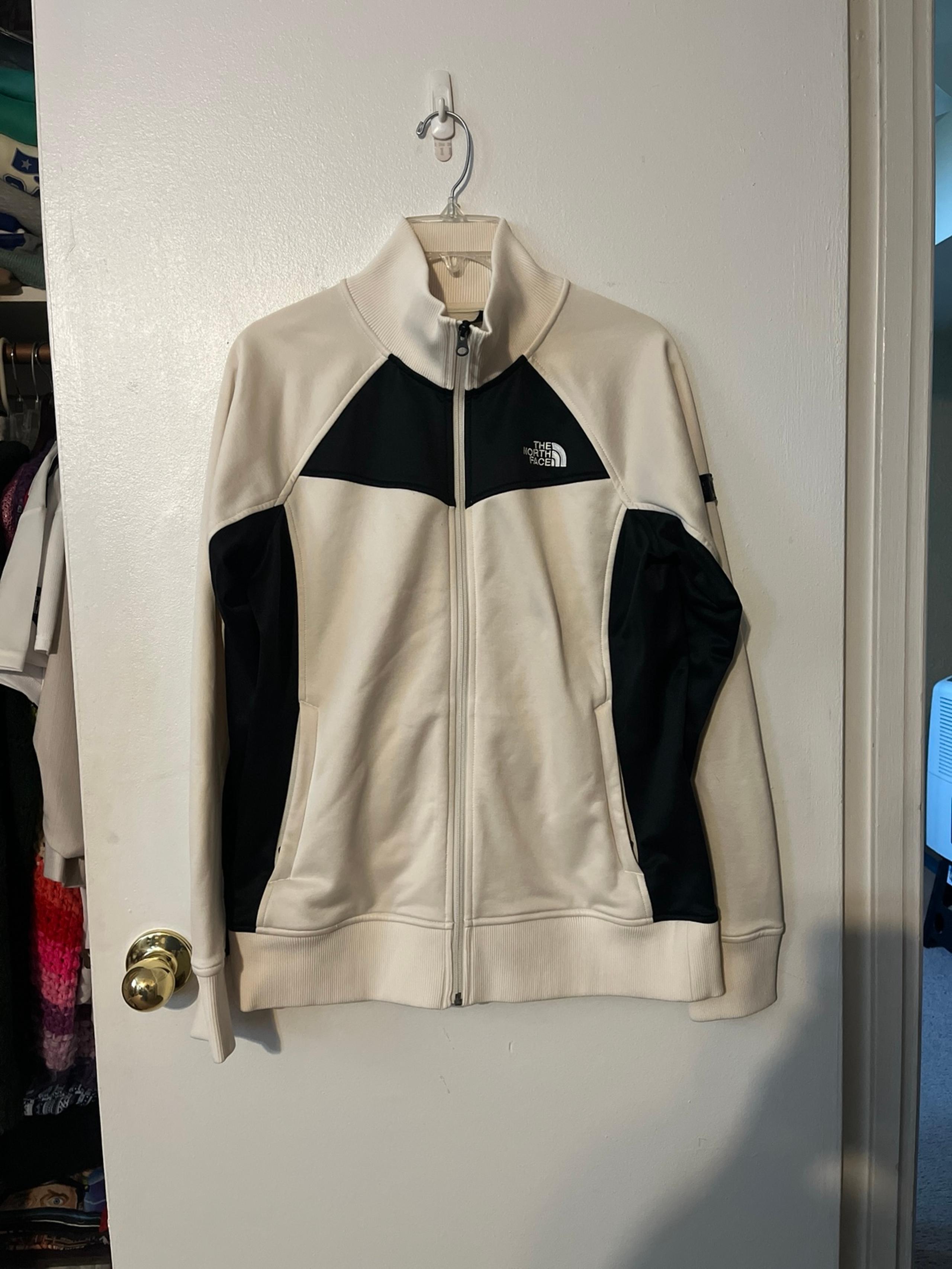 Women’s Cream The North Face Athletic Zip Up Jacket