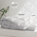 Goose Feather Down Comforter Twin Size-1fsa