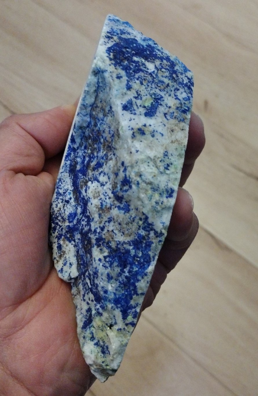 Azurite Raw Slab Quartz Gemstone Carving Mineral Specimen Crystal
