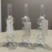 Cupcakes and Cashmere Valentines Glass Bubble Candle Holders Set of 3