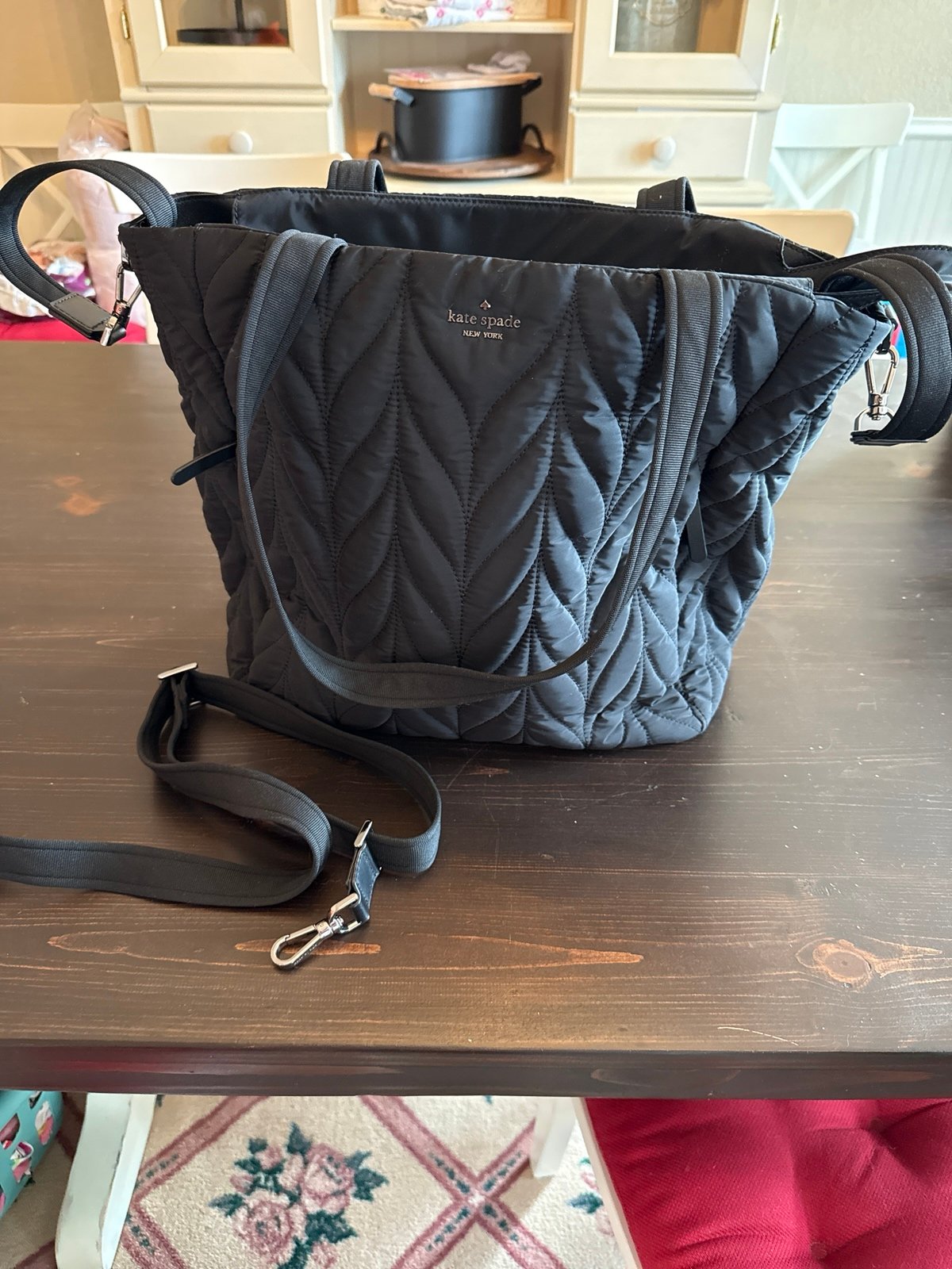 Kate Spade Diaper Bag Black Ellie Tote
