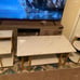 NEW Set of 3 Modern Tables Set Faux Marble Coffee Table & 2 End Tables