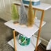 NEW Set of 3 Modern Tables Set Faux Marble Coffee Table & 2 End Tables