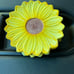 Vintage Seymout Mann Hand Painted Sunflower 3 Piece Saucer Plates