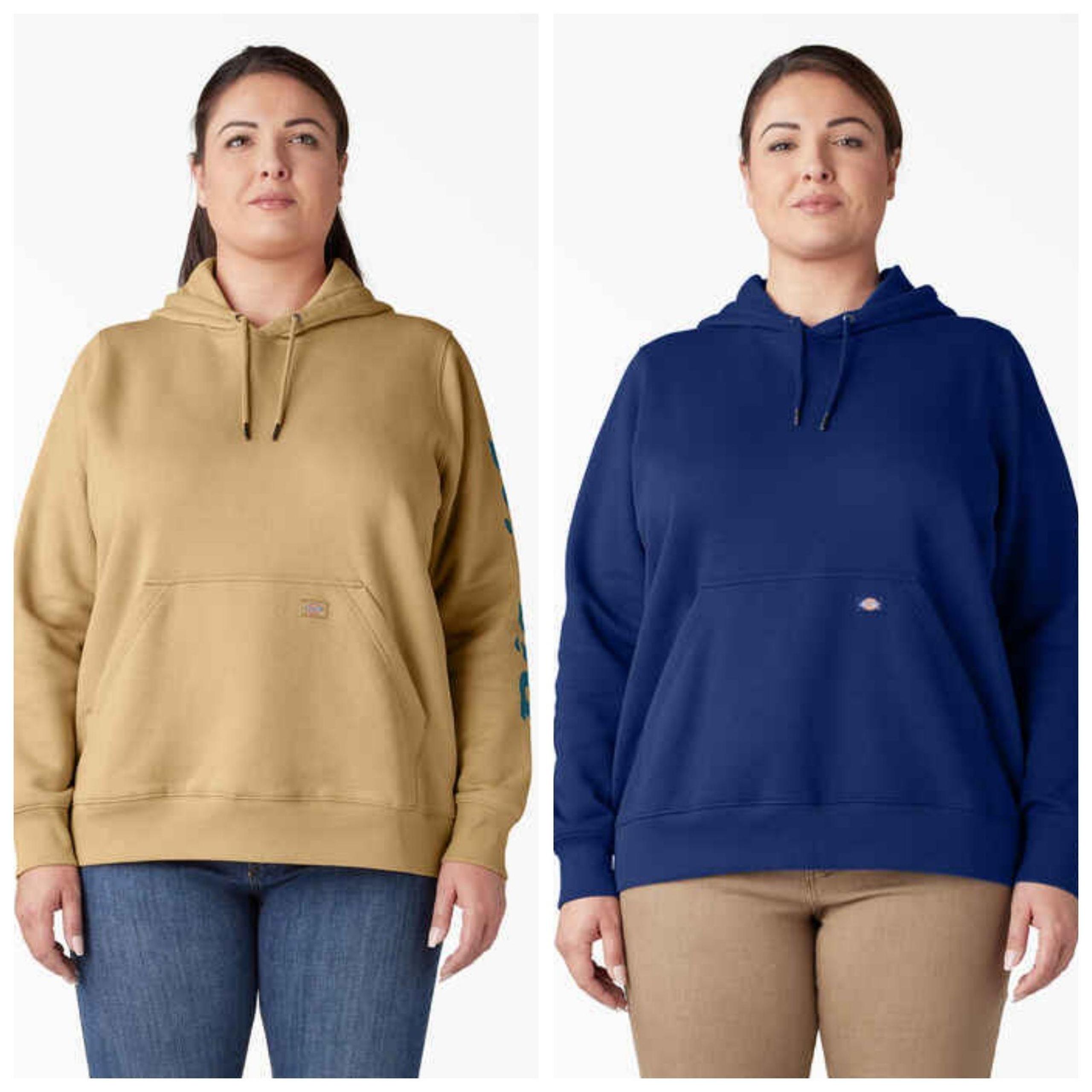Women's plus size heavyweight hoodie - brushed warm fleece sweatshirt - Sz 2XL