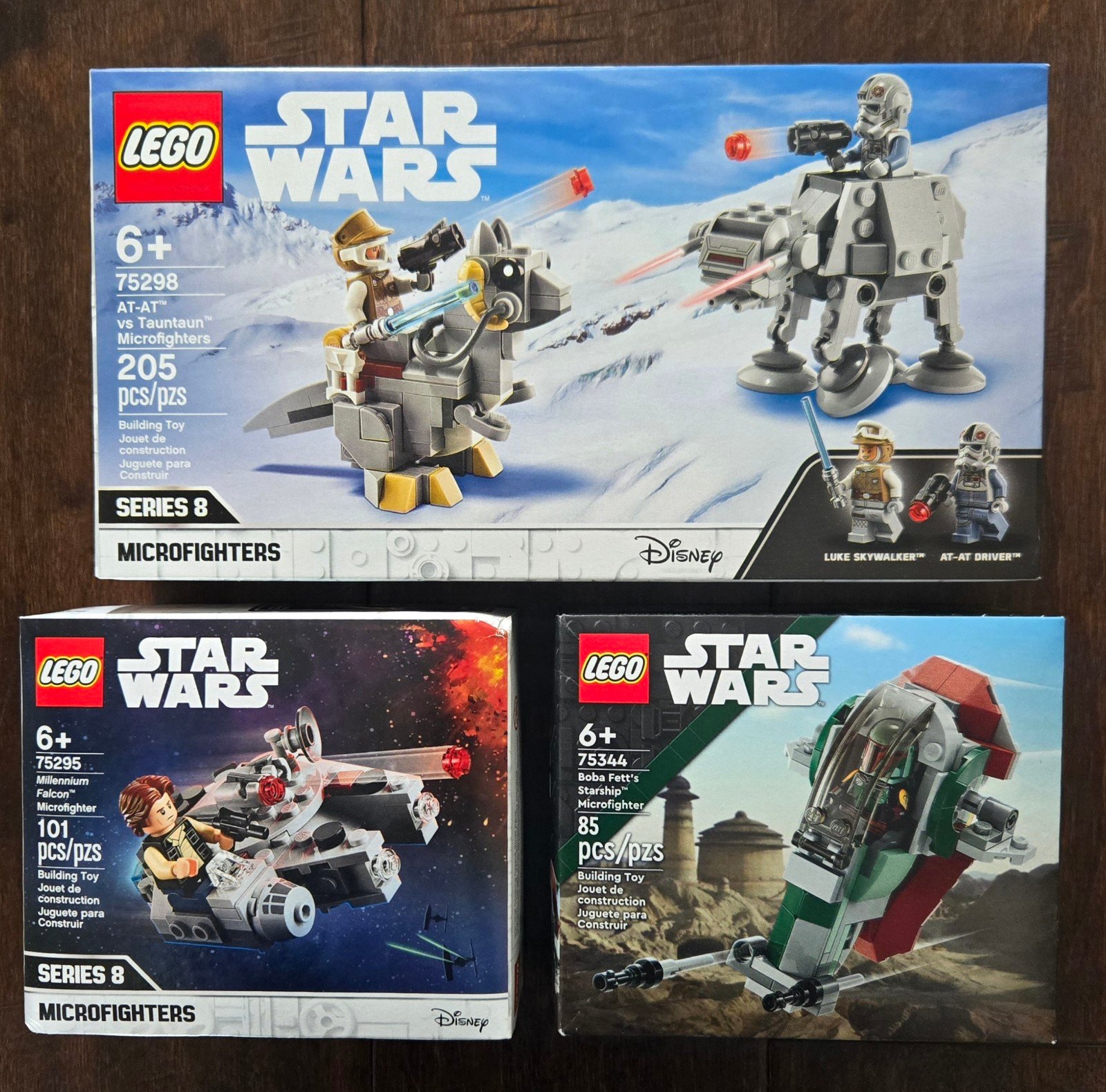 Lego 75298, 75295, and 75344