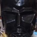 Large Black Geometric Art Deco Head Planter/Vase