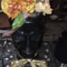 Large Black Geometric Art Deco Head Planter/Vase