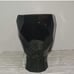 Large Black Geometric Art Deco Head Planter/Vase