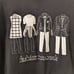 Bonnie and Bill by Holly Vtg Black & White Embroidered Sweater Women's Size XL