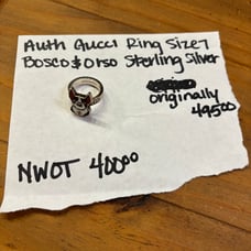 Gucci bosco orso ring