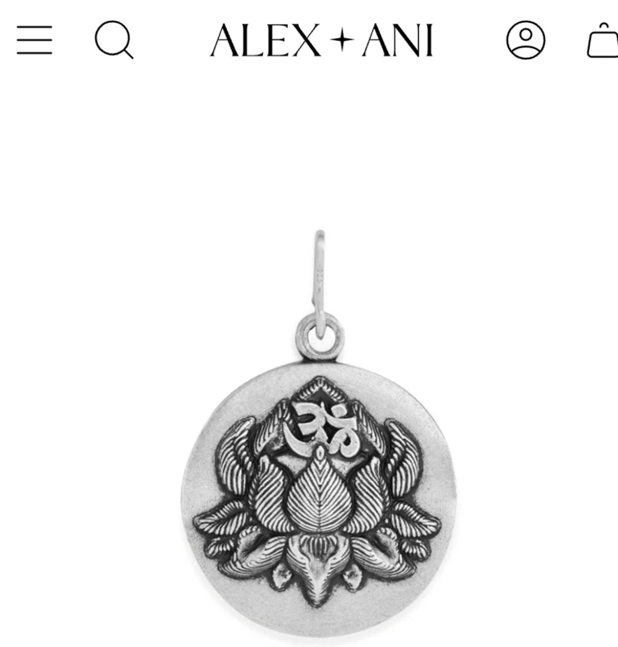 New Alex and Ani Lotus Peace Petals Charm Rafaelian Silver .925 Silver Hook 2016