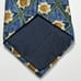Ermenegildo Zegna Made In Italy Men's Geometric Vtg Necktie 100% Silk Blue Tie