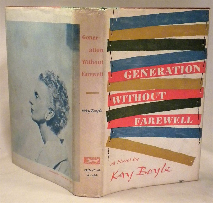 FIRST EDITION, Generation Without Farewell, Kay Boyle, First Printing, 1960