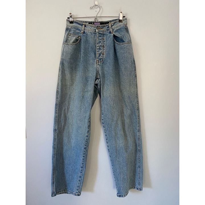 Levis SilverTab Baggy Jeans Womens Size 11/12 Button Fly Denim Jeans