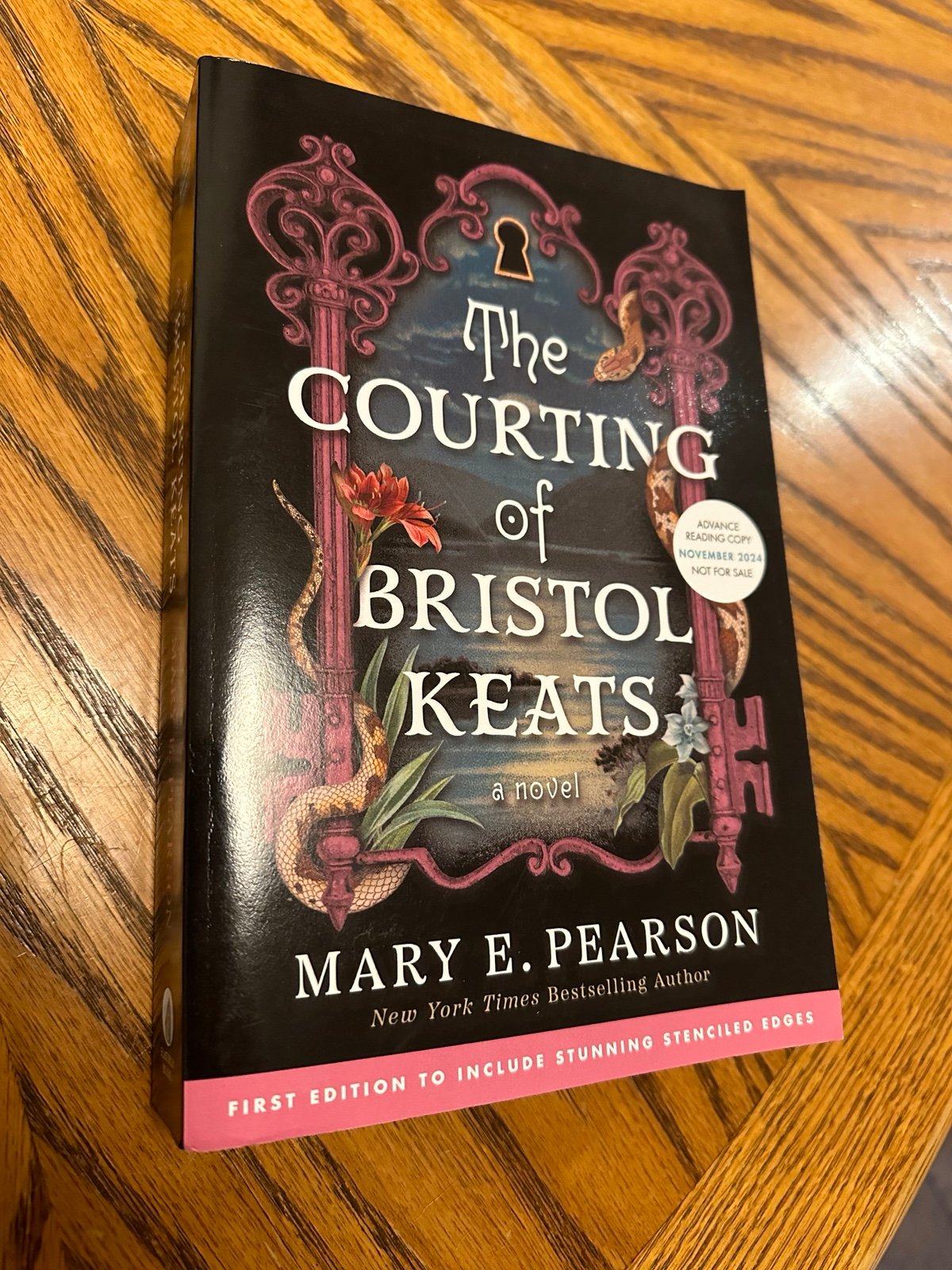 Courting of Bristol Keats by Mary E Pearson - arc