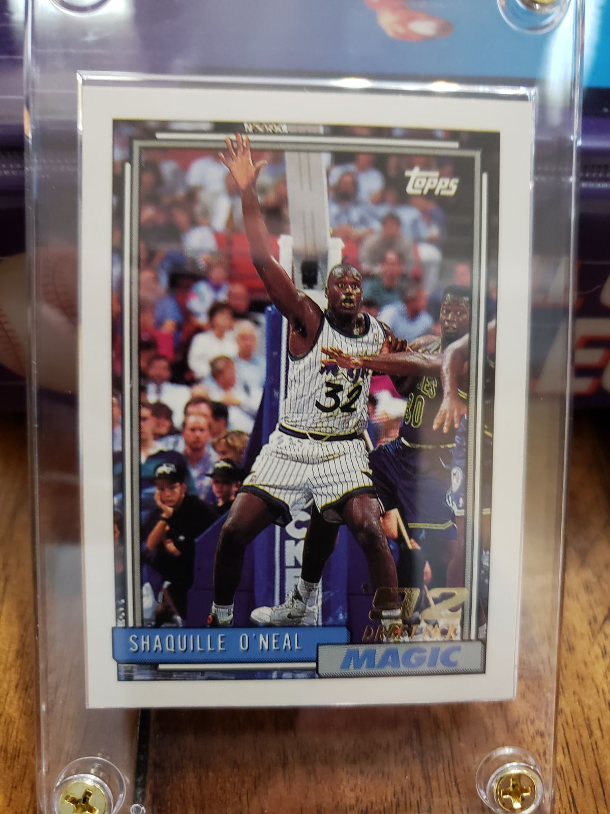 Shaquille O'Neal Topps rookie card