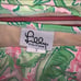 Vintage Lilly Pulitzer Pink & Green Musical Monkey Print Bikini 2 piece Size 6