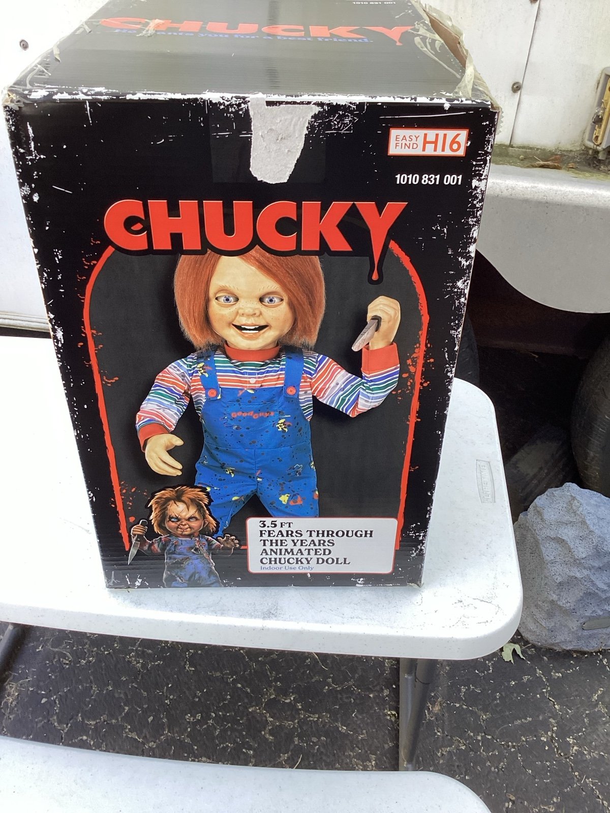 Halloween 3.5 ft. Animated Chucky Doll Animatronic