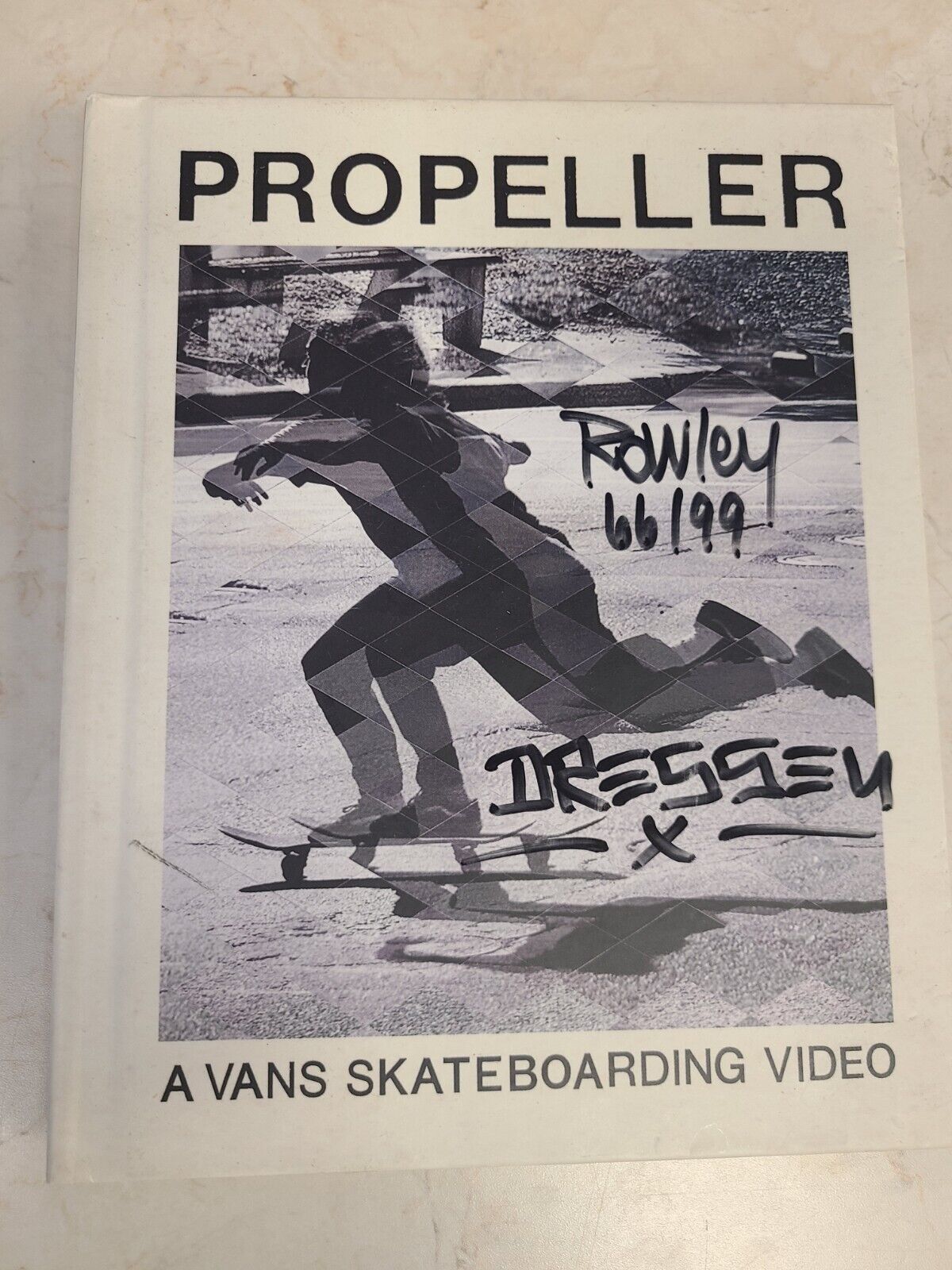 Autographed Propeller: A Vans Skateboarding Video (Book Only) Rowley, Dressen