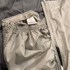 Vintage Full-zip Lightweight Nike Pants faint blue stains around crotch area