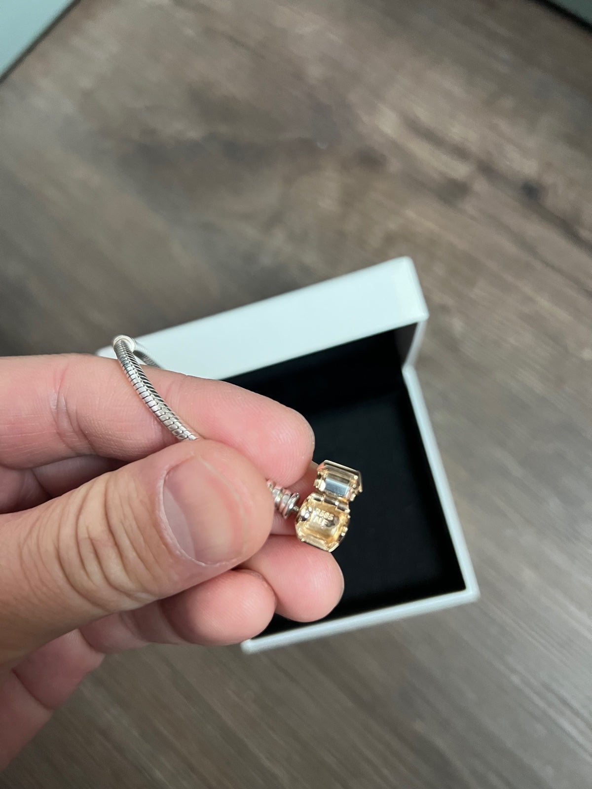 Pandora Two-Tone Snake Chain Bracelet 14k Gold G585 BRAND NEW!!!!!!!NEVER WORN