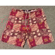 Vintage 90's Mens Medium Polo Sport Ralph Lauren Plaid Swim Trunks Board Shorts