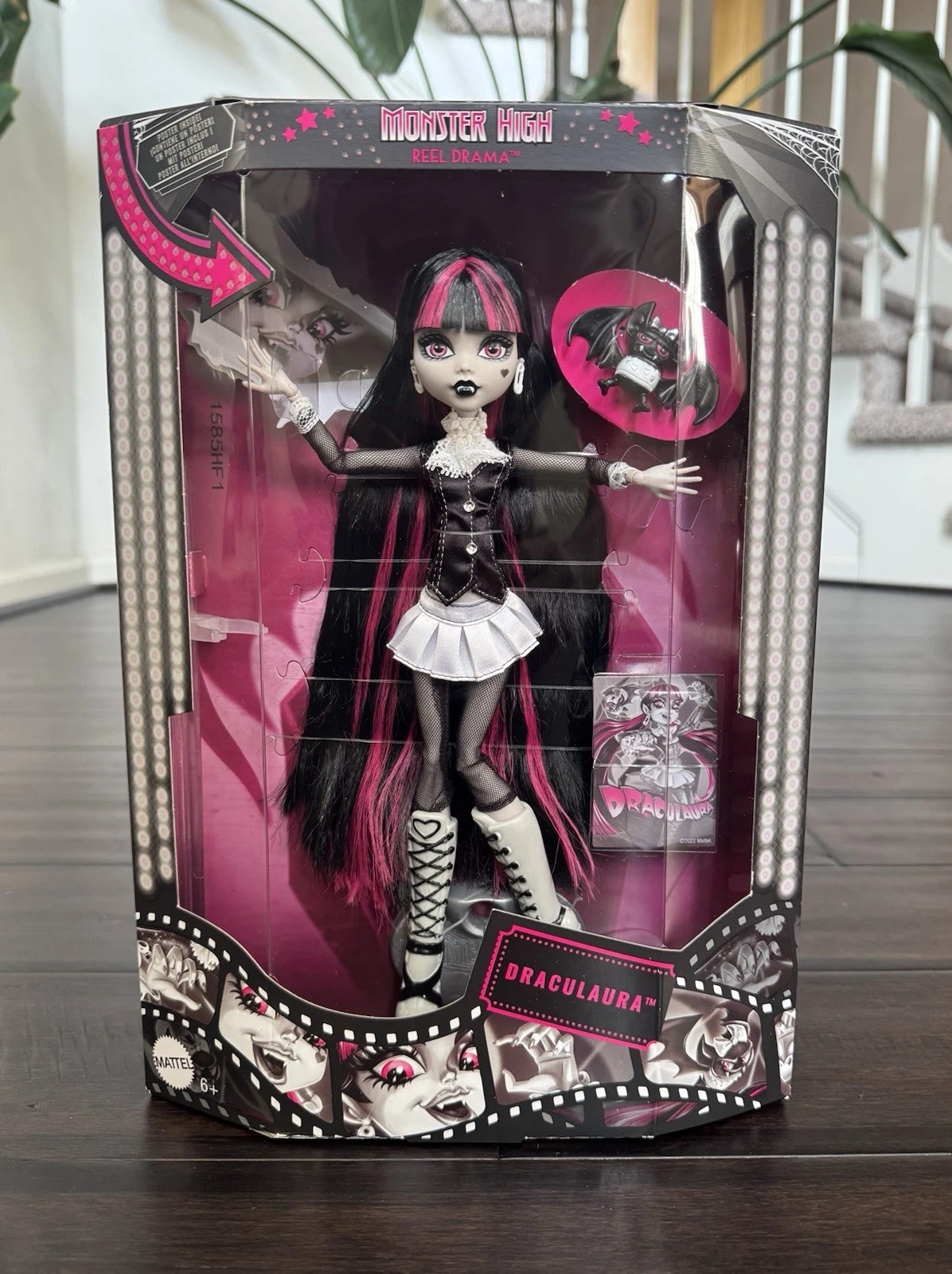 Monster High Draculaura Reel Drama Fashion Doll 2025