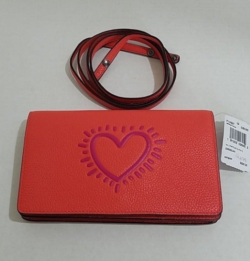 Coach Clutch Wallet W/ Strap