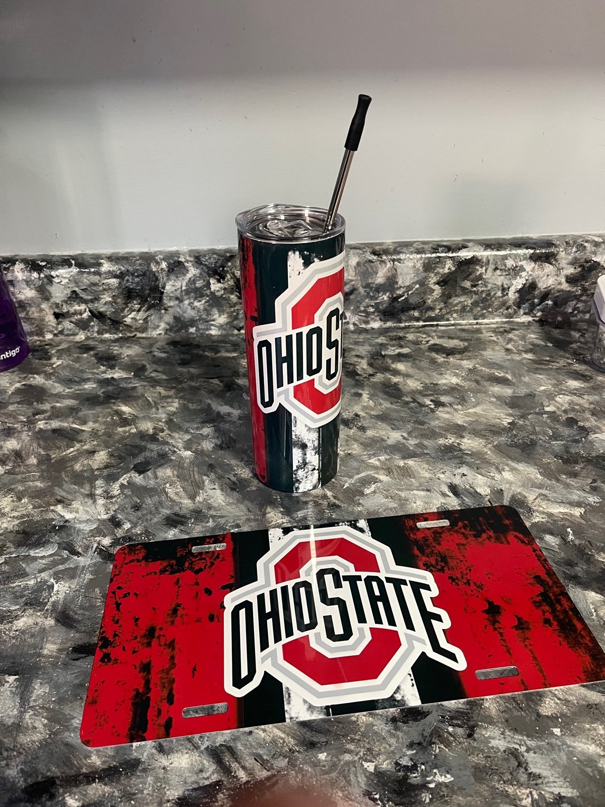 Ohio 20ozTumbler and matching Tag